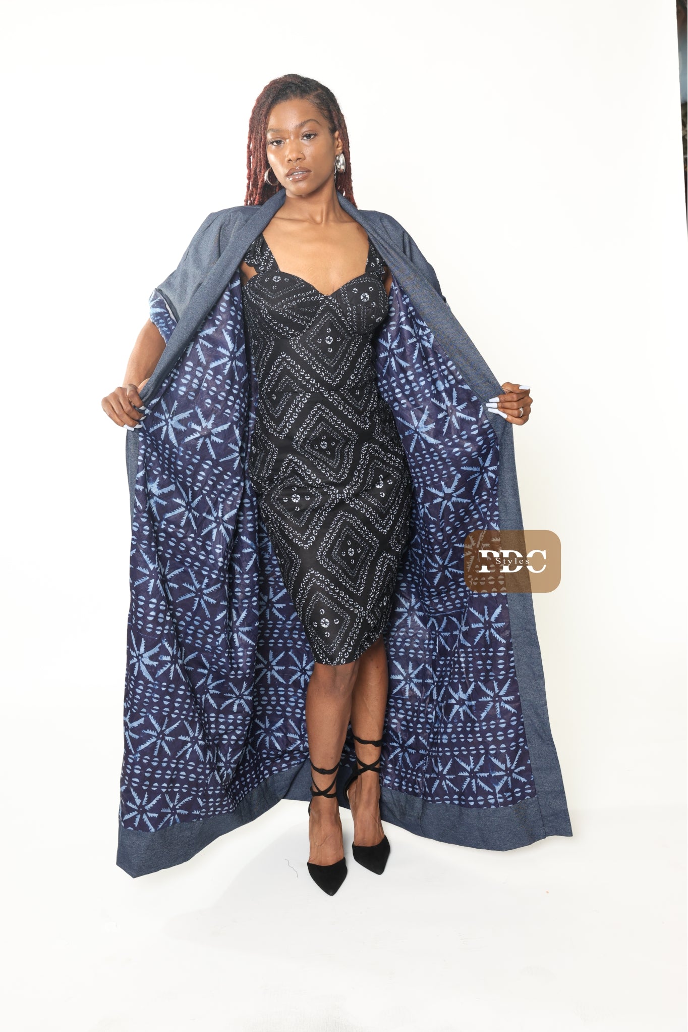 Arewa Reversible Denim Jacket